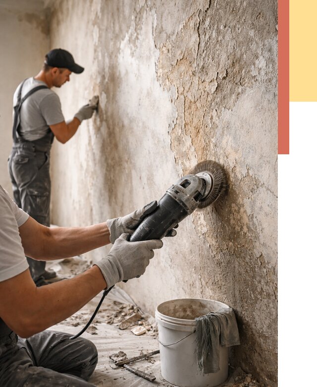 Снятие и удаление краски со стен в Пензе от 2156 руб. — ОТДЕЛОЧНИК-Пнз