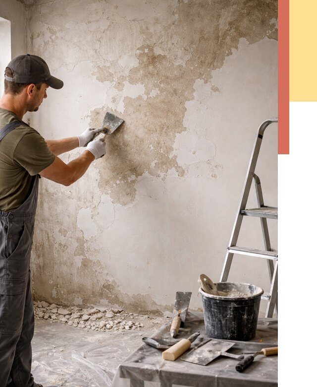 Снятие старой шпаклевки в Пензе от 1899 руб. — быстро и недорого | ОТДЕЛОЧНИК-Пнз