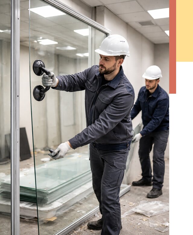 Демонтаж стеклянных перегородок в Пензе от 3285 руб. — быстро и недорого | ОТДЕЛОЧНИК-Пнз