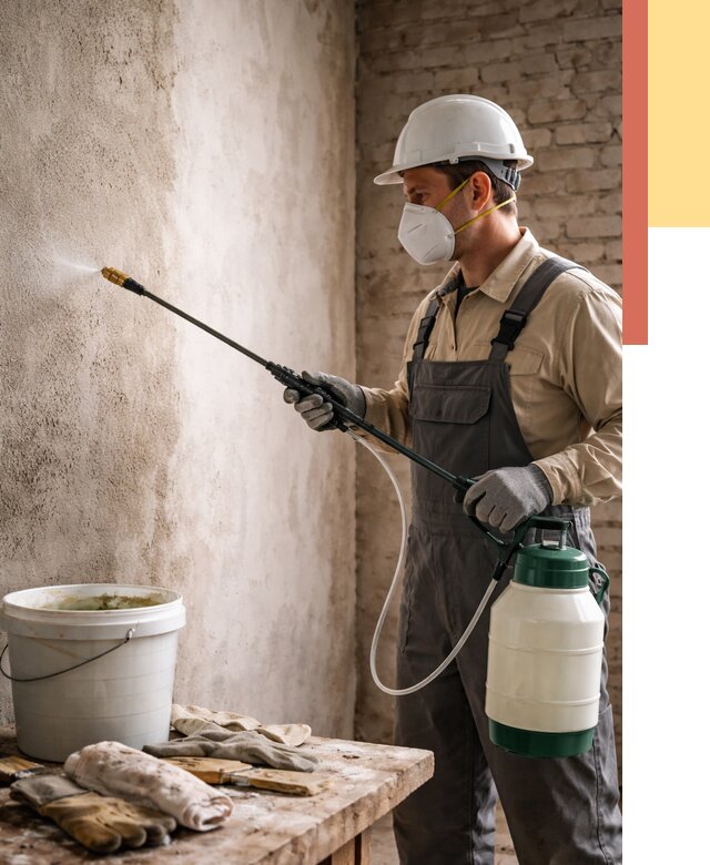 Антисептическая обработка стен в Пензе от 1232 руб. — быстро и недорого | ОТДЕЛОЧНИК-Пнз