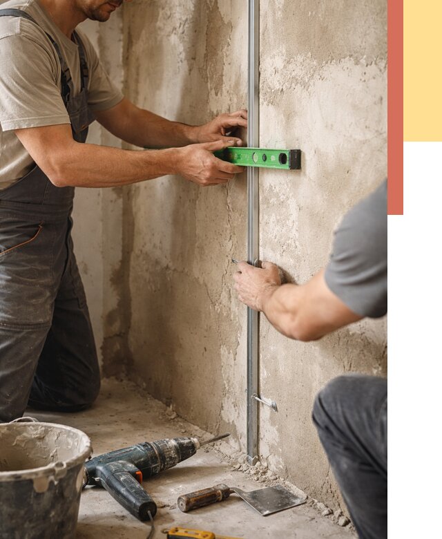 Установка штукатурных маяков в Пензе от 7186 руб. — быстро и недорого | ОТДЕЛОЧНИК-Пнз