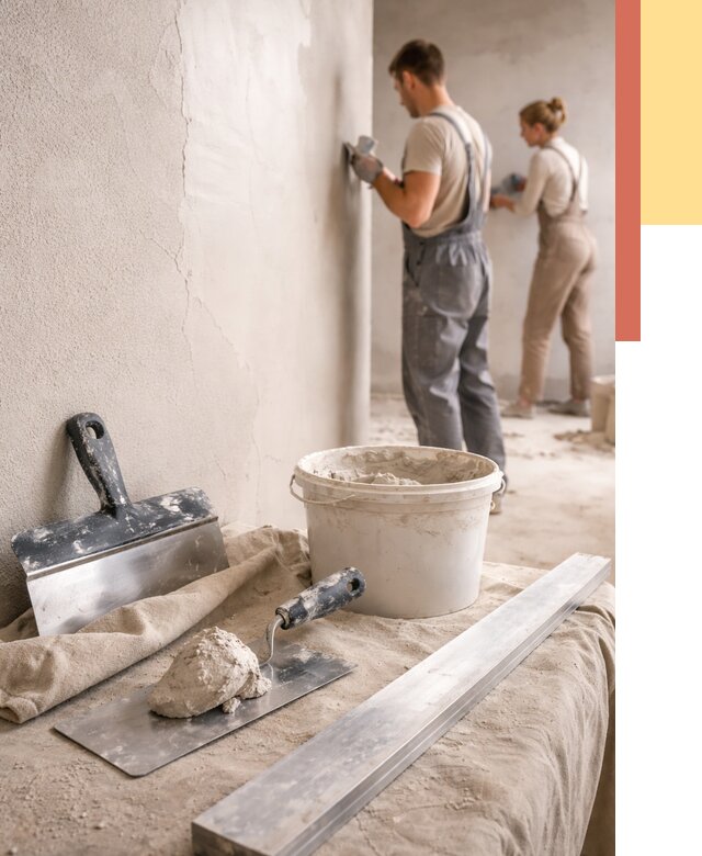 Штукатурка стен гипсовая в Пензе от 4619 руб/м2 — быстро и недорого | ОТДЕЛОЧНИК-Пнз