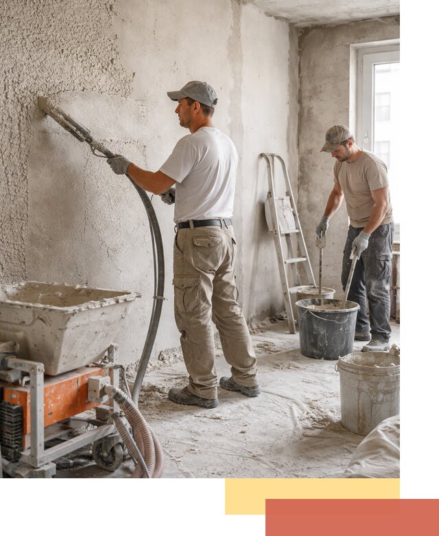 Машинная штукатурка стен в Пензе — быстро и качественно