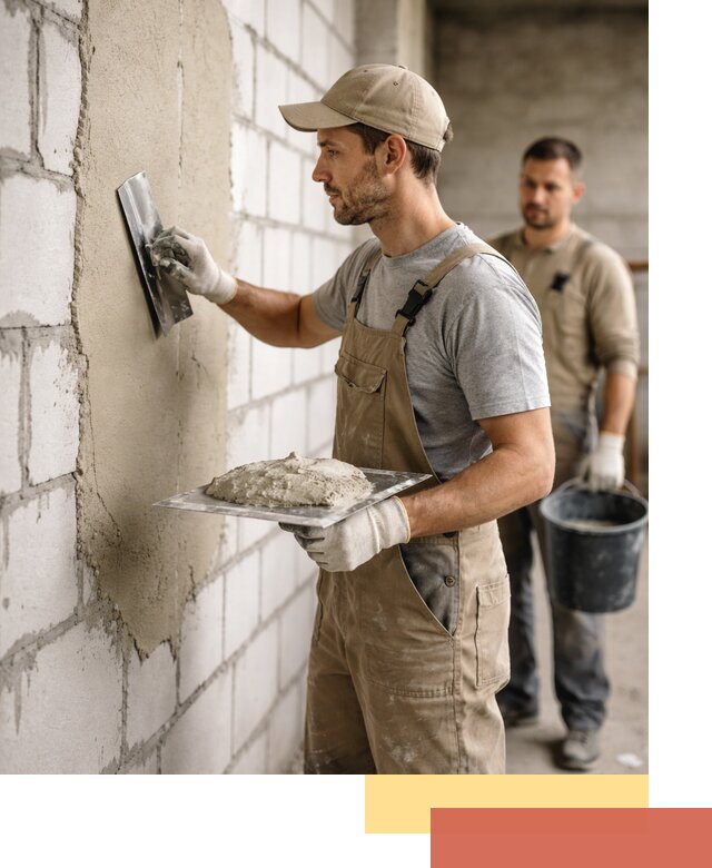 Штукатурка стен из газобетона в Пензе под ключ