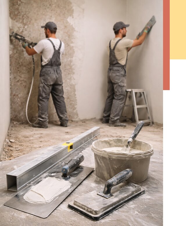 Штукатурка стен под обои в Пензе от 4619 руб./м2 — выравнивание под обои | ОТДЕЛОЧНИК-Пнз