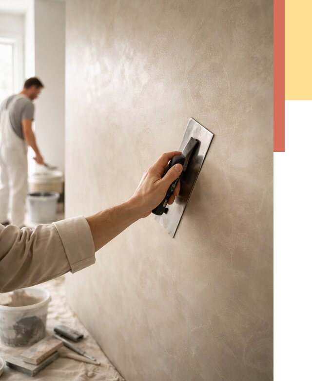 Венецианская штукатурка в Пензе от 3593 руб/м² — нанесение стен под ключ | ОТДЕЛОЧНИК-Пнз