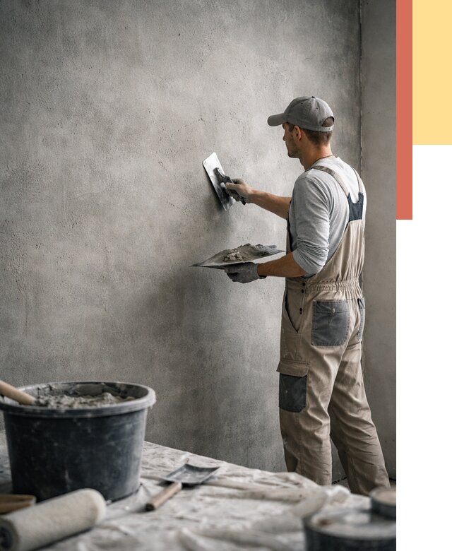 Декоративная штукатурка под бетон в Пензе от 2566 руб./м² — нанесение под ключ | ОТДЕЛОЧНИК-Пнз