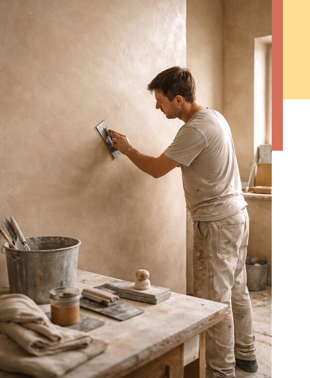 Марокканская штукатурка таделакт в Пензе под ключ от 4311 руб. | ОТДЕЛОЧНИК-Пнз