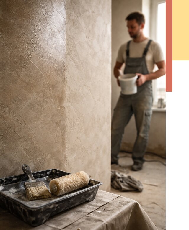 Нанесение воска на штукатурку в Пензе от 3593 руб. | Услуги ОТДЕЛОЧНИК-Пнз