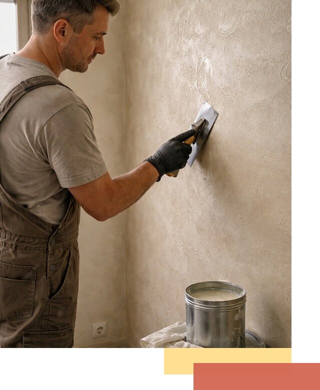 Нанесение воска на штукатурку в Пензе для защиты и блеска