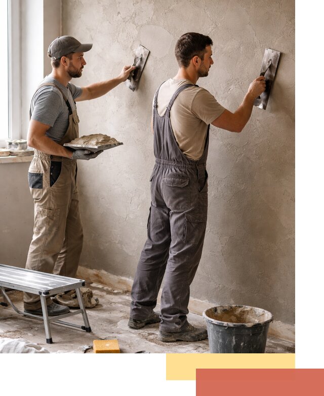 Ремонт декоративной штукатурки и восстановление фактуры в Пензе