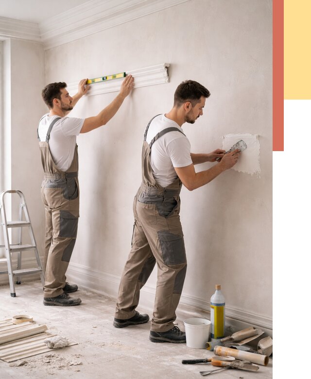 Монтаж лепнины на стены в Пензе от 4619 руб. — недорого, быстро | ОТДЕЛОЧНИК-Пнз