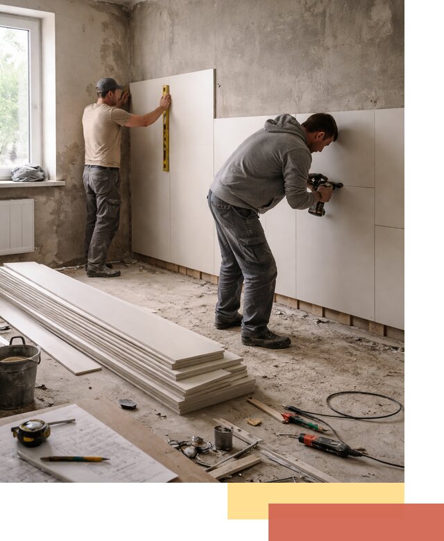 Монтаж ПВХ панелей на стены в Пензе качественно и быстро