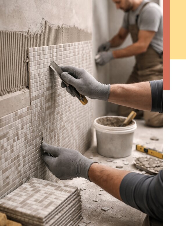 Облицовка стен мозаикой в Пензе от 3285 руб/м2 — укладка мозаики на стены | ОТДЕЛОЧНИК-Пнз