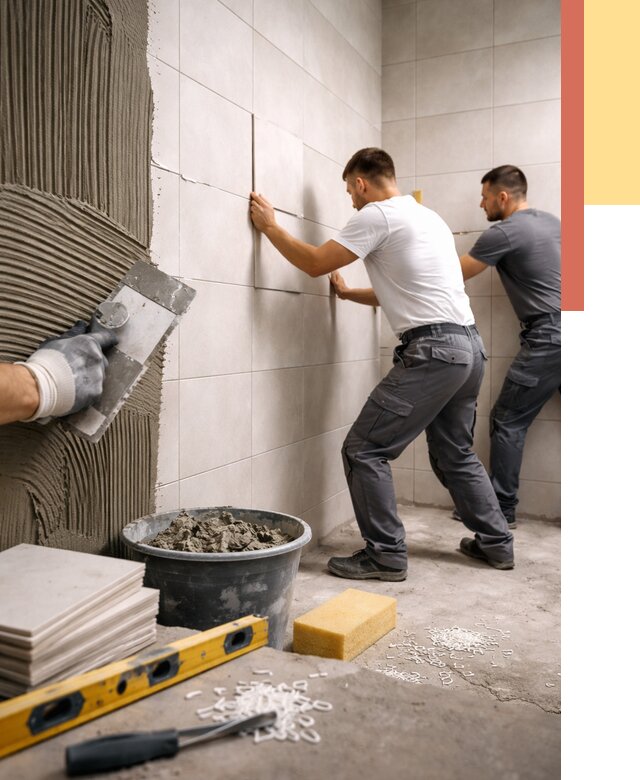 Укладка плитки на стены в Пензе от 873 руб. — качественно и недорого | ОТДЕЛОЧНИК-Пнз