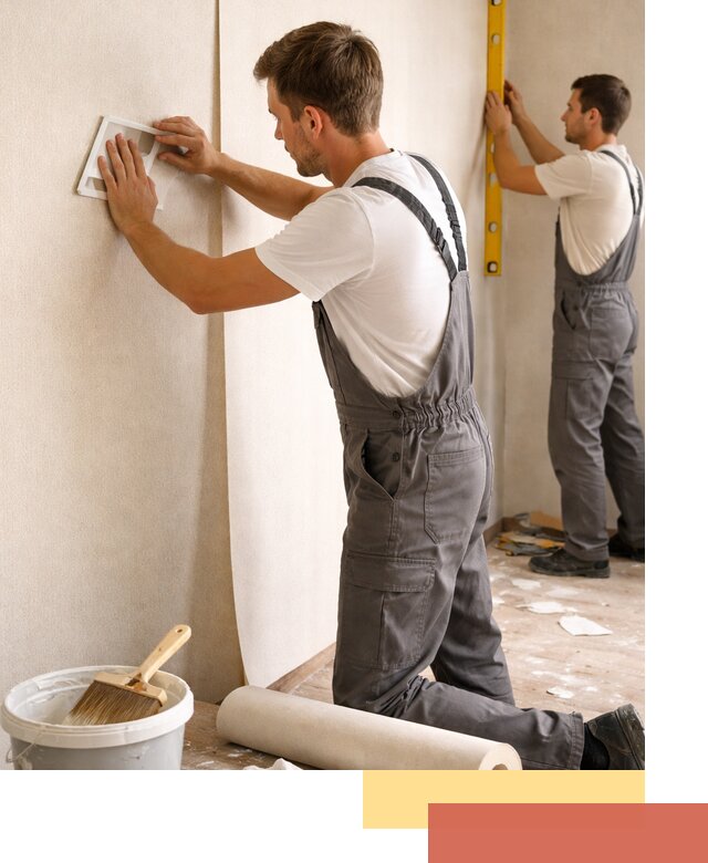 Поклейка бумажных обоев в Пензе качественно и недорого