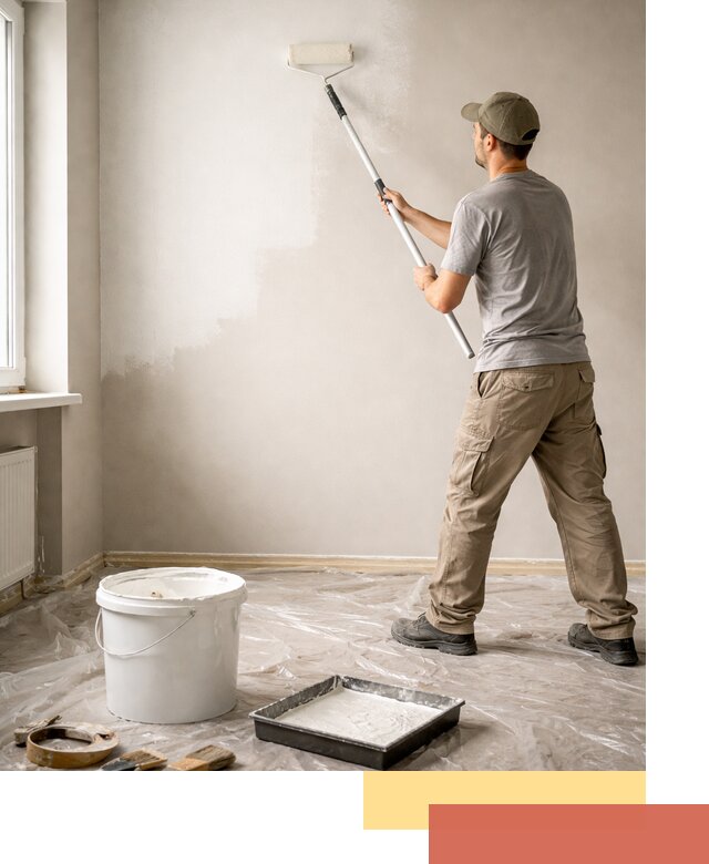 Покраска стен латексной краской в Пензе качественно и быстро