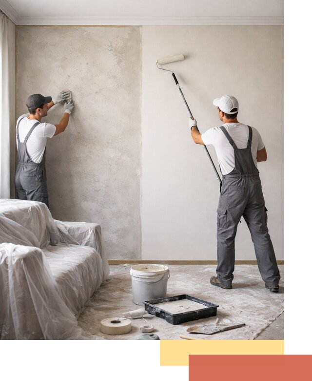 Покраска стен антивандальной краской в Пензе