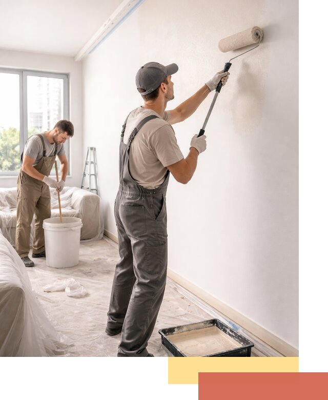 Покраска стен в офисе в Пензе — быстрый и качественный ремонт