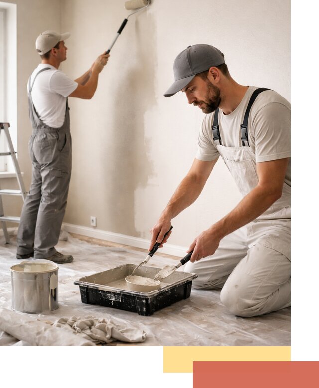 Покраска стен в квартире в Пензе — профессионально и аккуратно