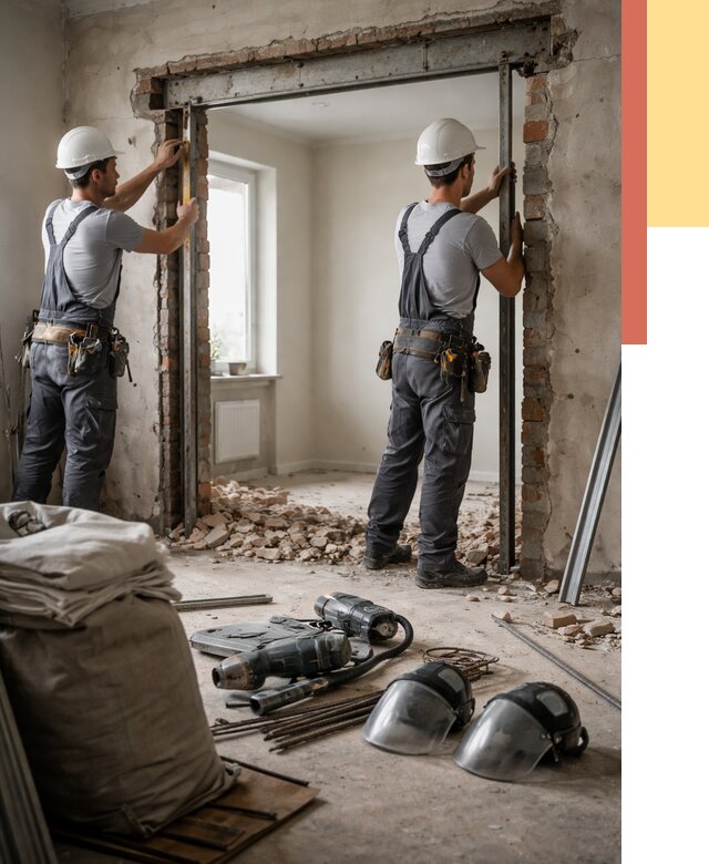 Расширение дверного проема в Пензе от 12831 руб. под ключ | ОТДЕЛОЧНИК-Пнз