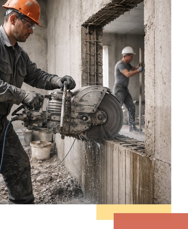 Алмазная резка проемов в Пензе быстро и точно