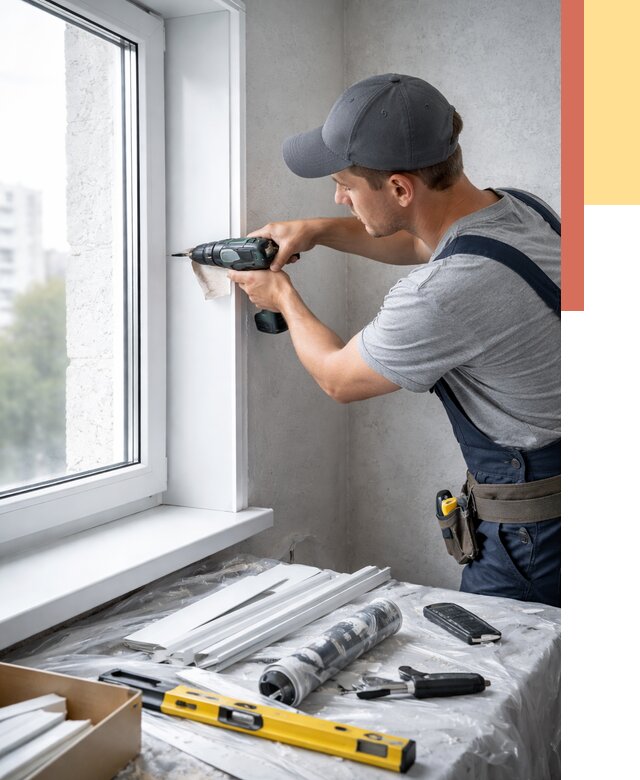 Установка пластиковых откосов в Пензе от 2310 руб. | ОТДЕЛОЧНИК-Пнз монтаж, быстро и недорого