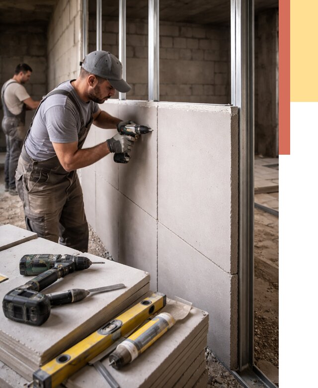 Кладка влагостойких перегородок ПГП в Пензе от 1232 руб. под ключ | ОТДЕЛОЧНИК-Пнз