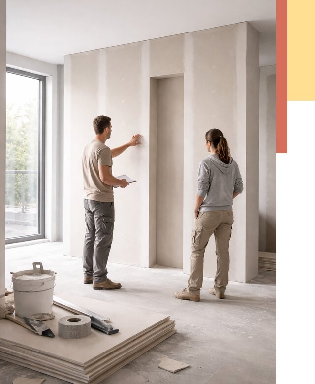 Зонирующая перегородка из гипсокартона в Пензе от 2874 руб. под ключ | ОТДЕЛОЧНИК-Пнз