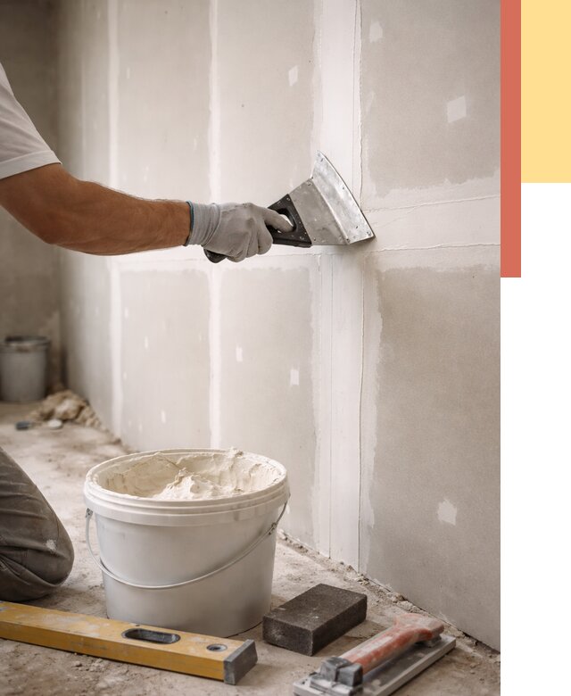 Шпаклевка перегородок из гипсокартона в Пензе от 2566 руб. — услуги ОТДЕЛОЧНИК-Пнз