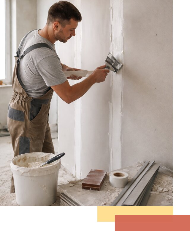 Шпаклевка перегородок из гипсокартона в Пензе качественно и быстро