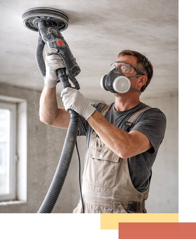 Шлифовка потолка в Пензе — качественная подготовка под отделку