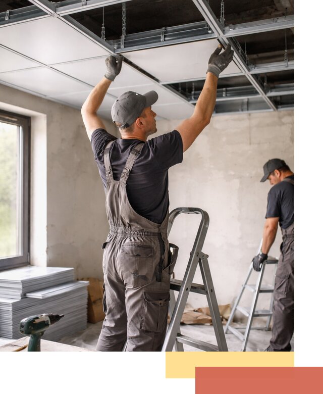 Монтаж кассетного потолка в Пензе качественно и быстро