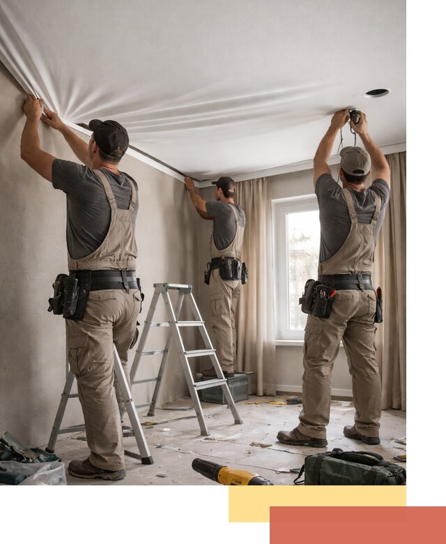 Монтаж матового натяжного потолка в Пензе качественно и быстро