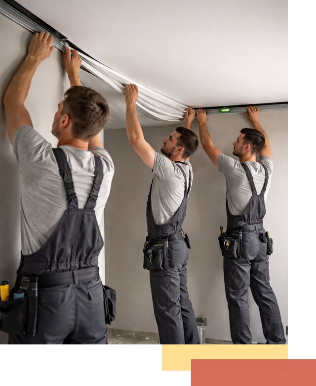 Теневые натяжные потолки в Пензе: монтаж и отделка быстро и качественно