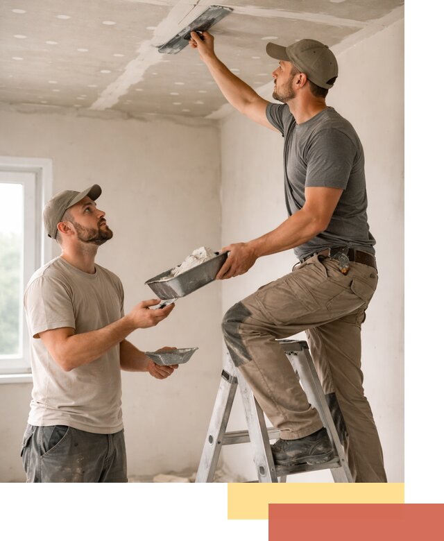 Шпаклевка потолка из гипсокартона в Пензе качественно и быстро