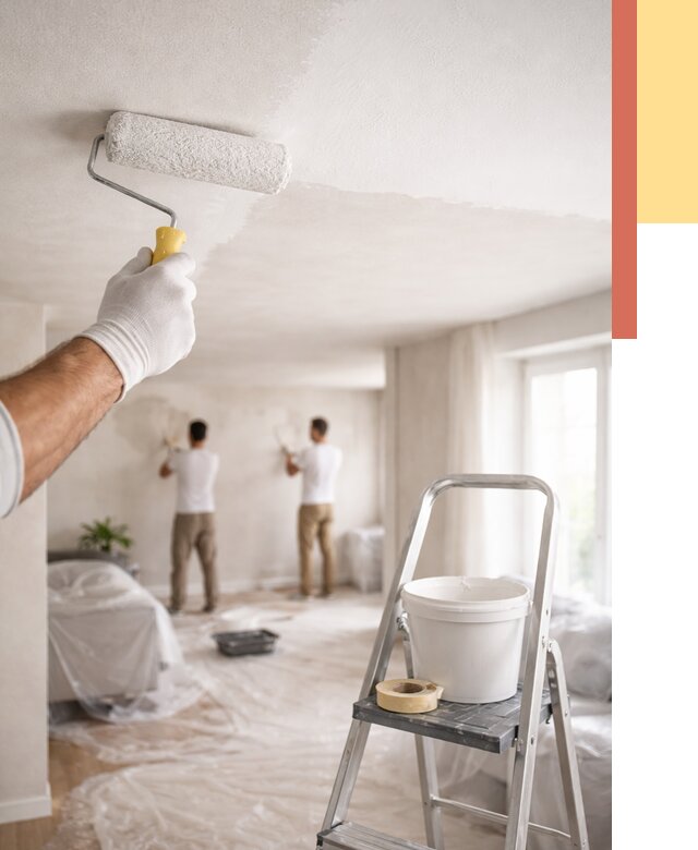 Покраска потолка акриловой краской в Пензе от 2566 руб. | ОТДЕЛОЧНИК-Пнз