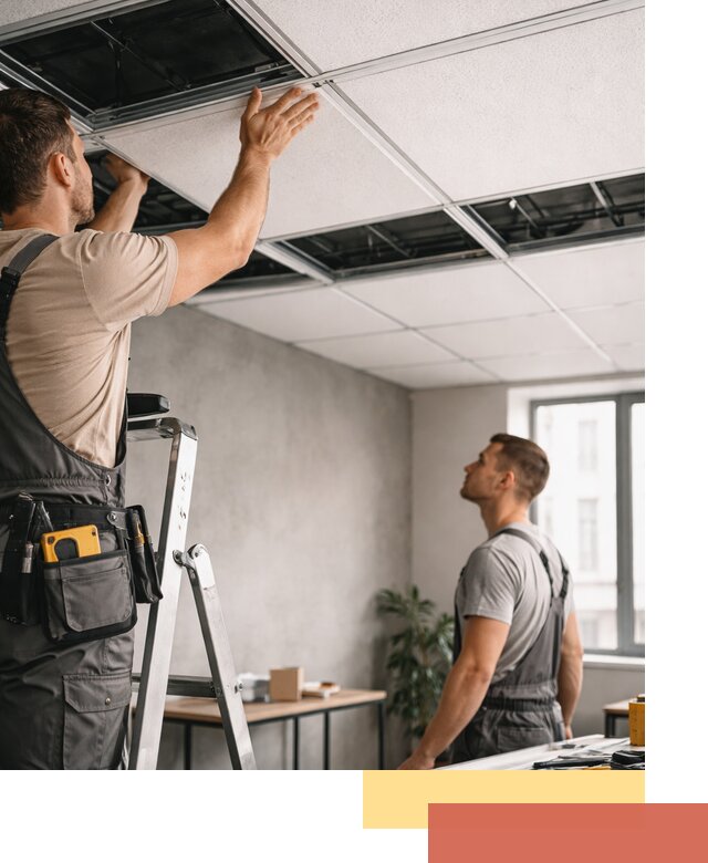 Монтаж потолочной плитки в Пензе качественно и в срок