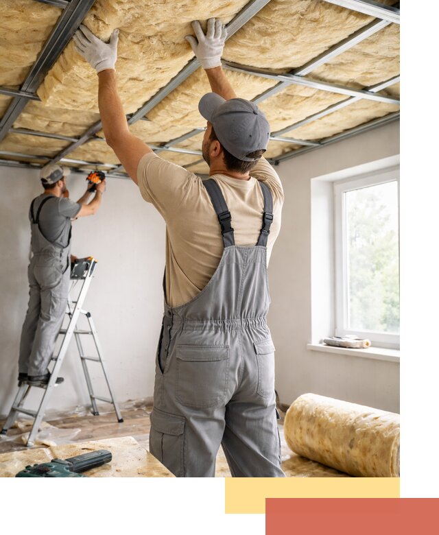 Утепление потолка под ключ в Пензе качественно и быстро